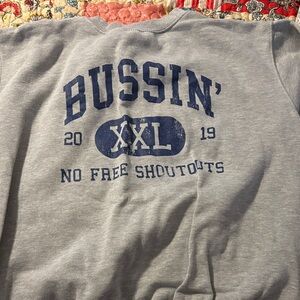 Gray Graphic Sweatshirt